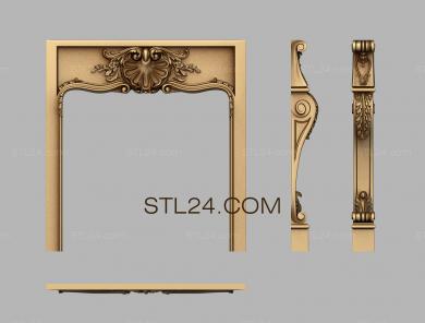 Fireplaces (KM_0231) 3D models for cnc